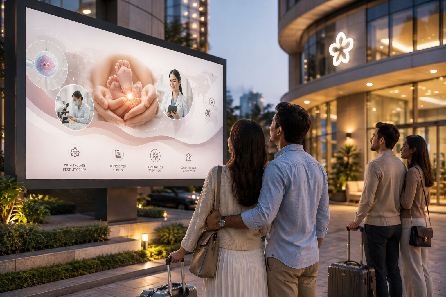 Group and Couple Travel Logistics for Fertility Treatment Abroad